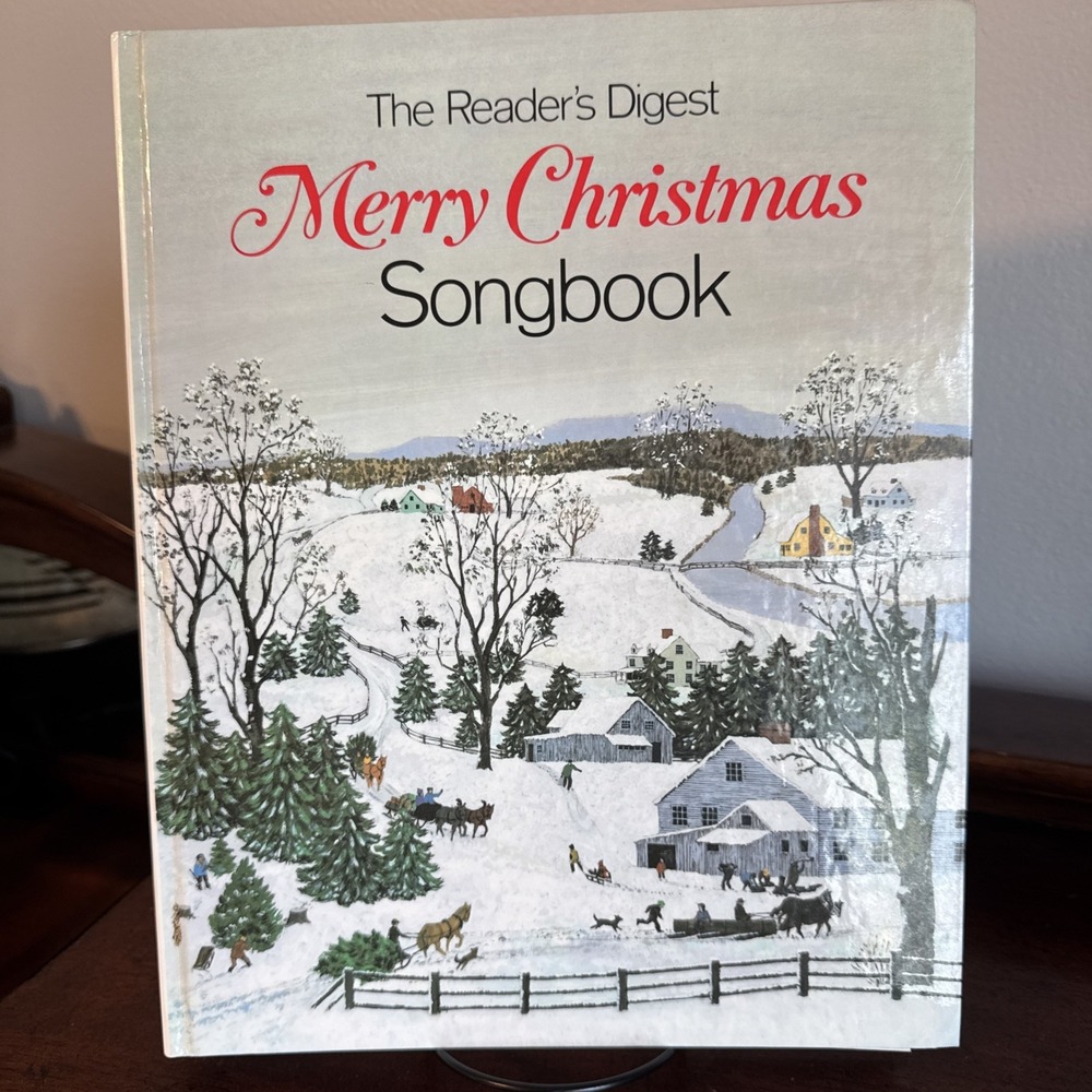 1990 10th Edition The Reader's Digest Merry Christmas Songbook Spiral Bound